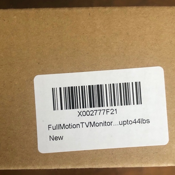 Black Full Motion TV Monitor Wall Mount Bracket Swivel Tilt for Most 13-42 In - Picture 8 of 8